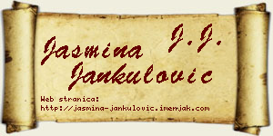 Jasmina Jankulović vizit kartica